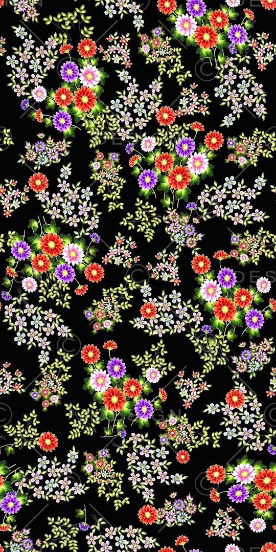 小碎花印花华亿平台图片