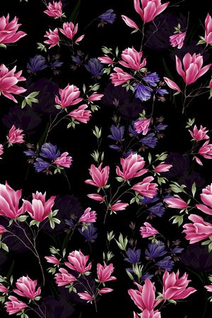 花朵印花华亿平台图片