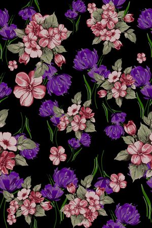 花朵印花华亿平台图片