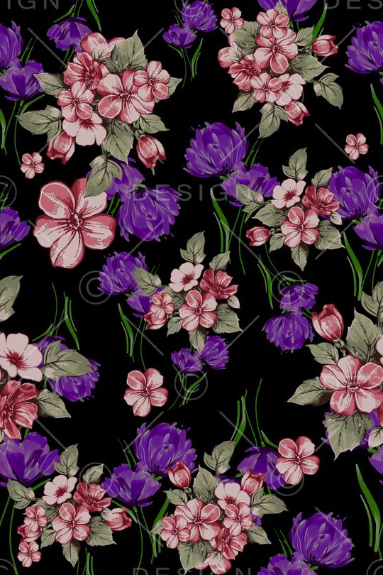 花朵印花华亿平台图片