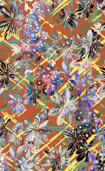 花朵印花华亿平台图片