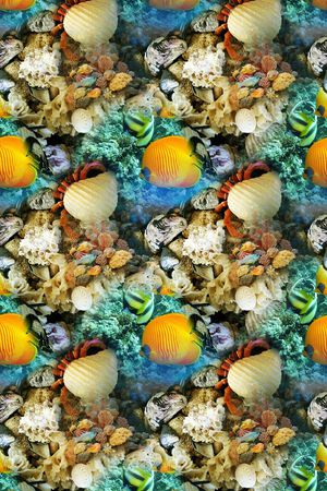 夏季热带海洋世界时尚女装连衣裙印花华亿平台图片