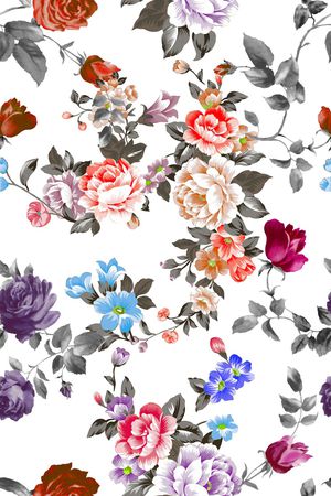 乱花印花华亿平台图片