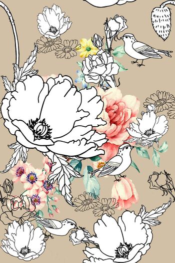 中国风印花华亿平台图片