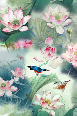 花朵印花华亿平台图片