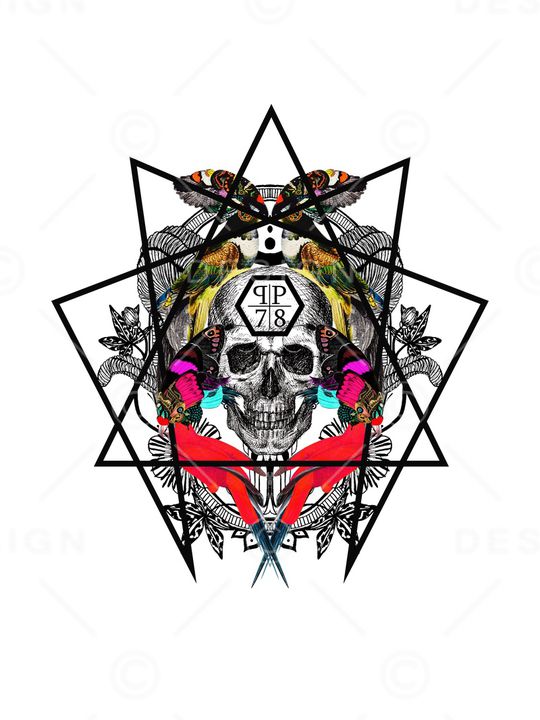 抽象印花华亿平台图片