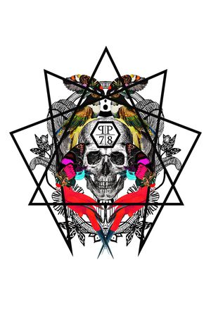 抽象印花华亿平台图片