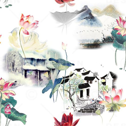 休闲风印花华亿平台图片