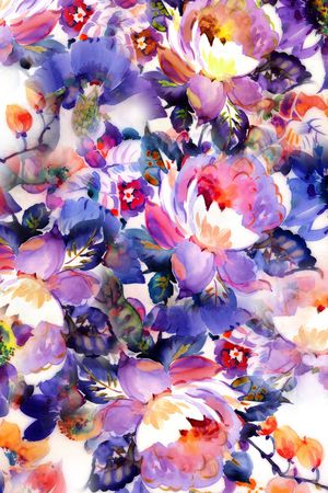 花朵印花华亿平台图片