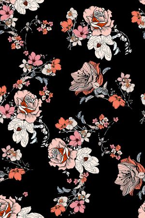 小碎花印花华亿平台图片