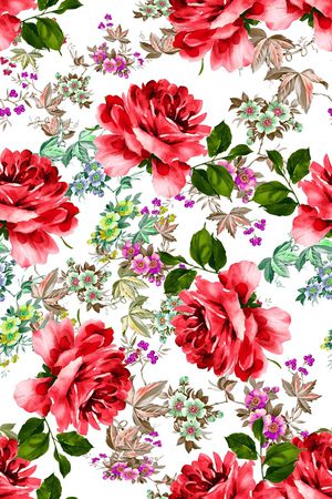 玫瑰印花华亿平台图片