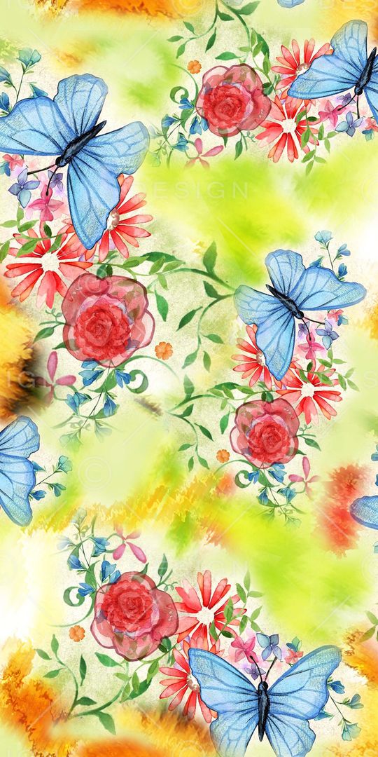 花鸟印花华亿平台图片