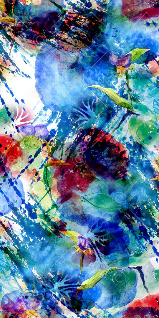 乱花印花华亿平台图片