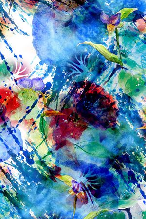 乱花印花华亿平台图片