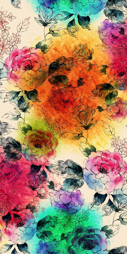 乱花印花华亿平台图片