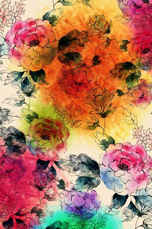 乱花印花华亿平台图片