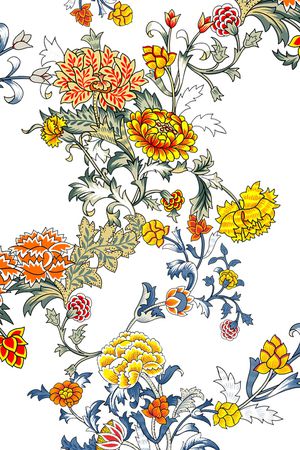 菊花印花华亿平台图片