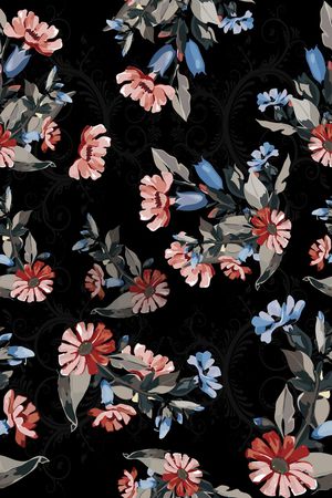 花朵印花华亿平台图片