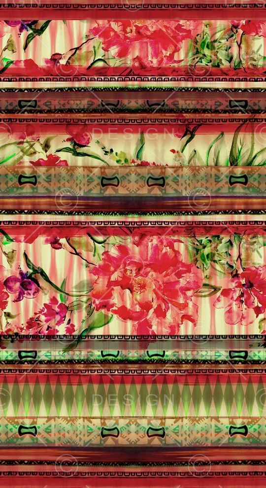 波西米亚印花华亿平台图片