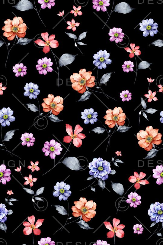 小碎花印花华亿平台图片