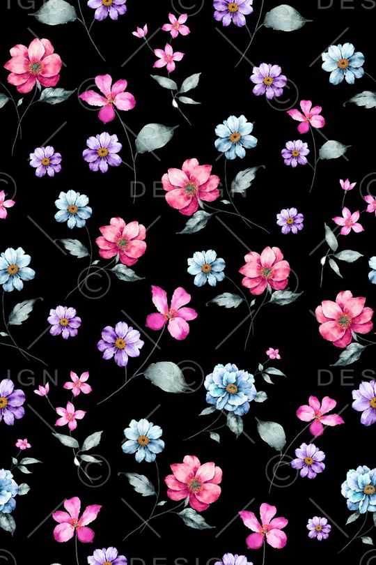 小碎花印花华亿平台图片