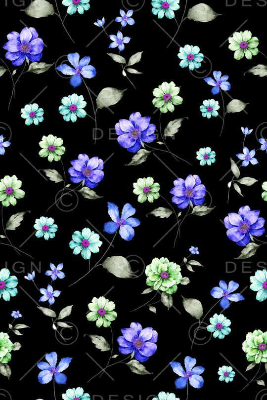 小碎花印花华亿平台图片