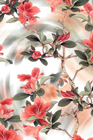 抽象印花华亿平台图片