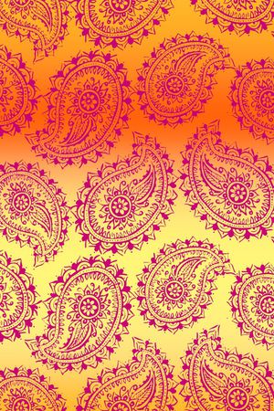 佩斯利印花华亿平台图片