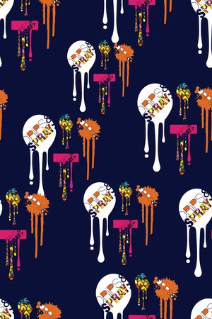 不规则几何印花华亿平台图片