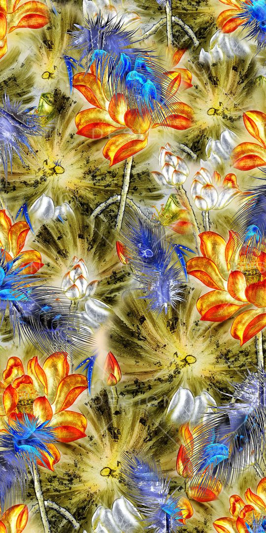 花朵印花华亿平台图片