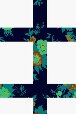 时尚格子印花华亿平台图片