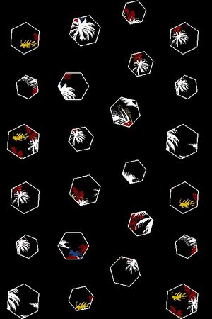 菱形印花华亿平台图片