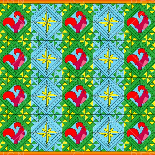 三角形印花华亿平台图片