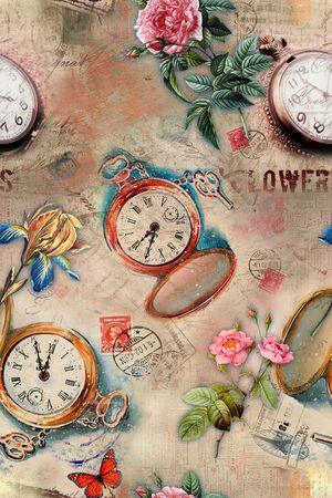 复古印花华亿平台图片