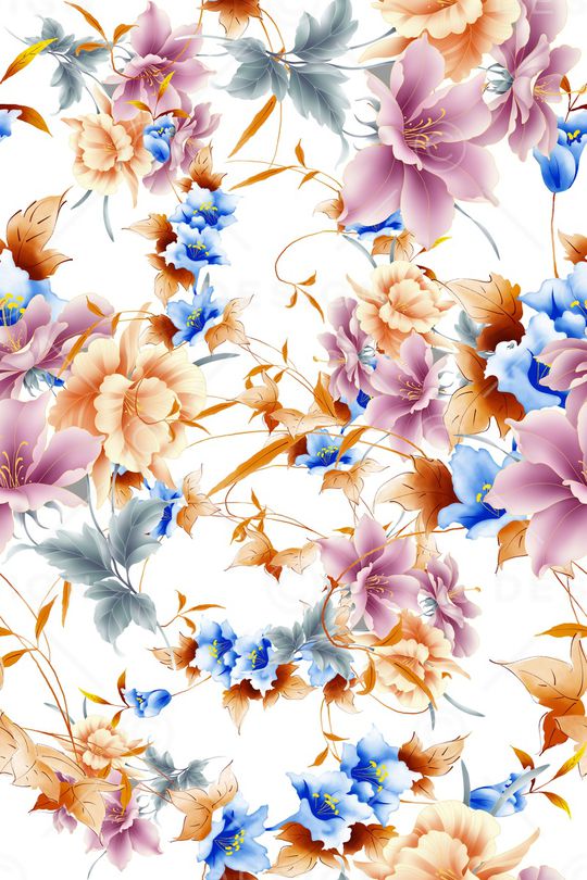 花朵印花华亿平台图片