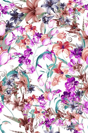 花朵印花华亿平台图片