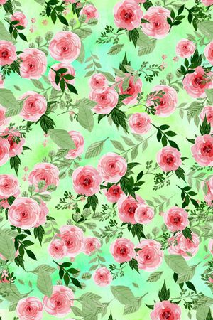 乱花印花华亿平台图片