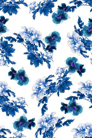 花朵印花华亿平台图片