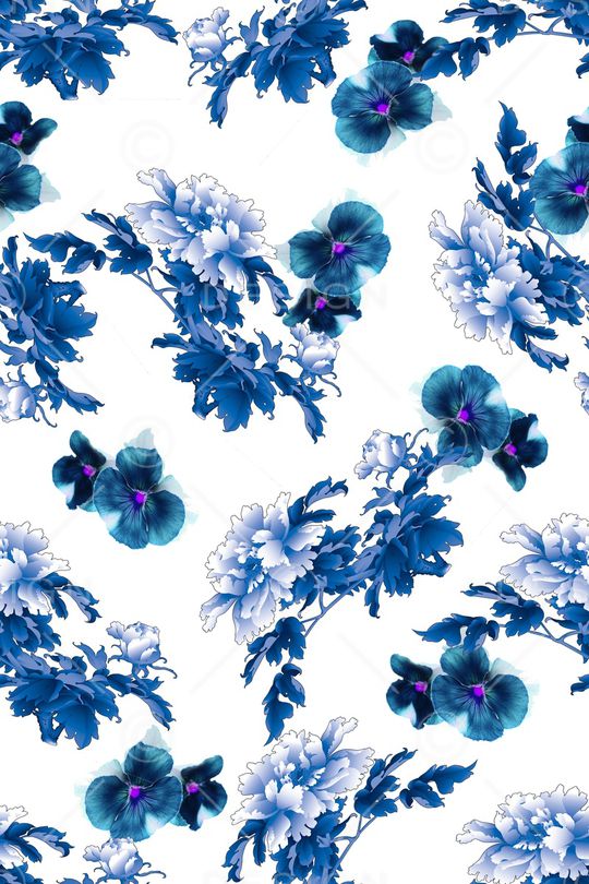 花朵印花华亿平台图片