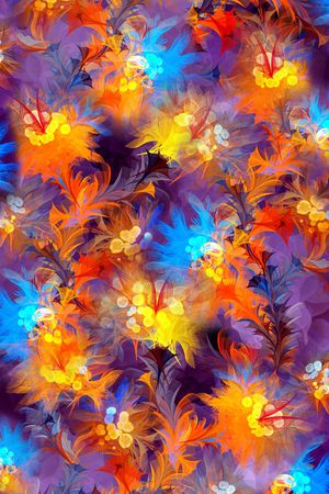 水墨印花华亿平台图片