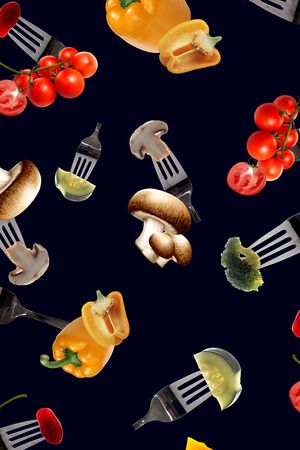 蔬菜印花华亿平台图片