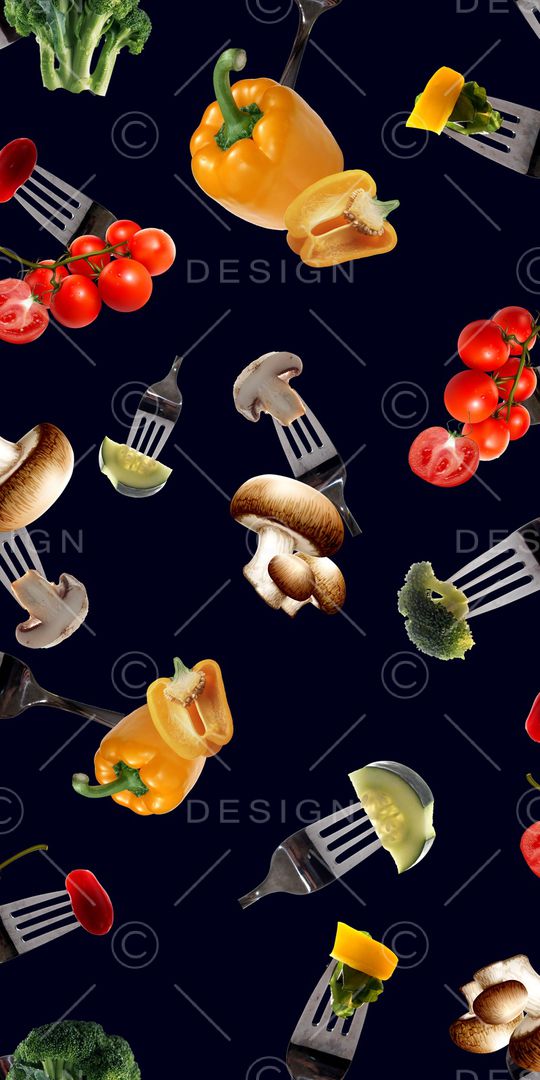 蔬菜印花华亿平台图片