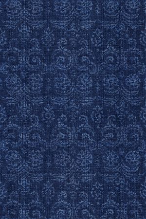 民族卷草纹印花华亿平台图片