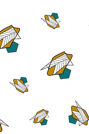 不规则几何印花华亿平台图片