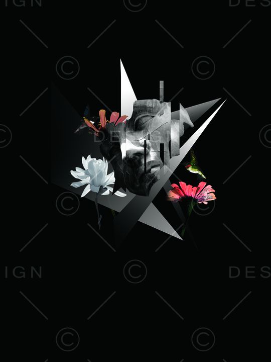 男装数码印花印花华亿平台图片