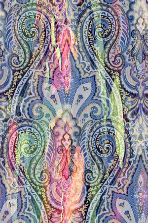 破损肌理印花华亿平台图片