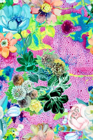 手绘印花华亿平台图片