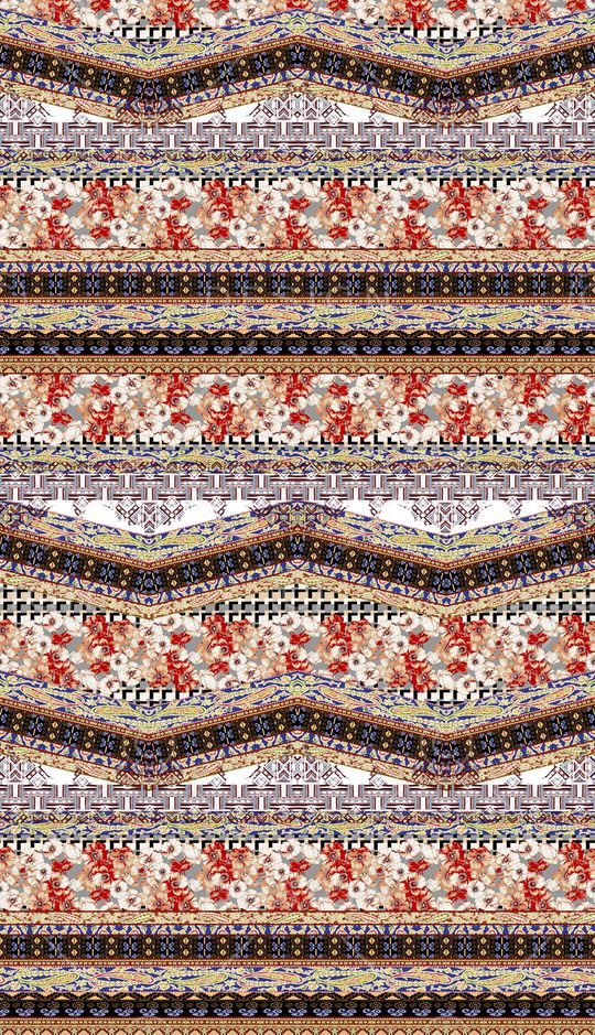 波西米亚印花华亿平台图片