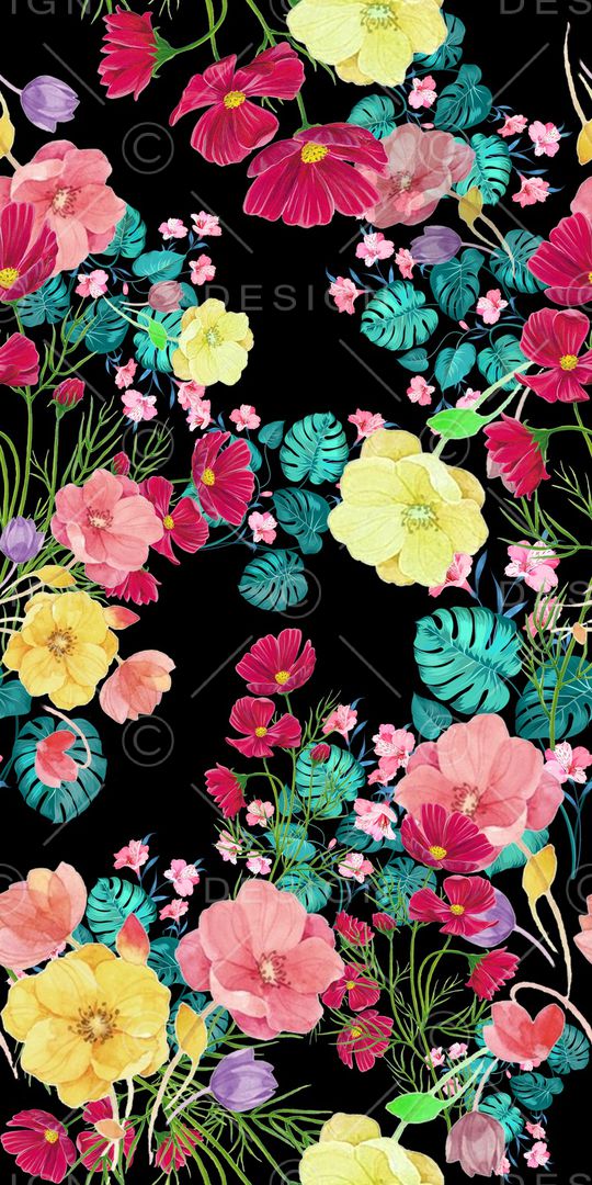 花朵印花华亿平台图片