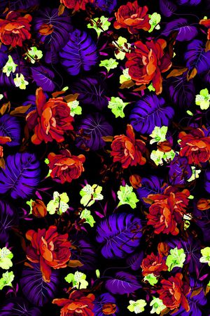 花朵印花华亿平台图片